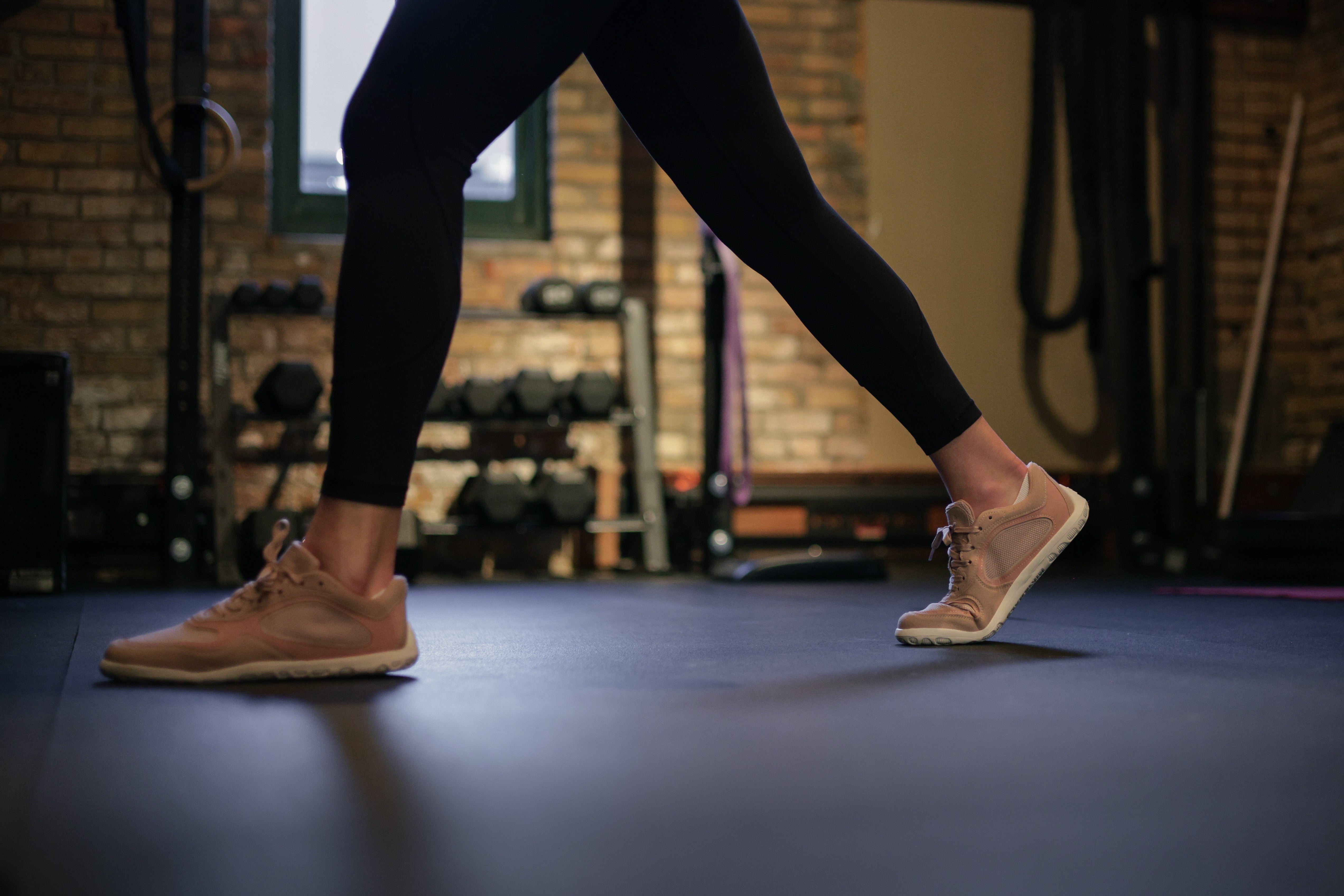 Minnemals barefoot shoes in the gym — natural movement, zero drop, wide toe box